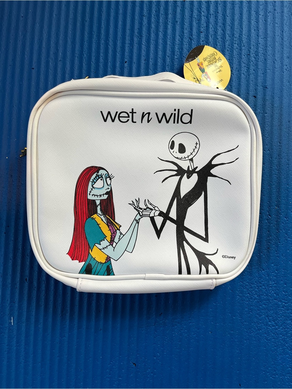 wet n wild White Makeup Bag with Jack Skellington & Sally Artwork